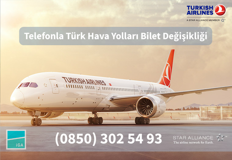 Telefonla THY bilet değişikliği yapma